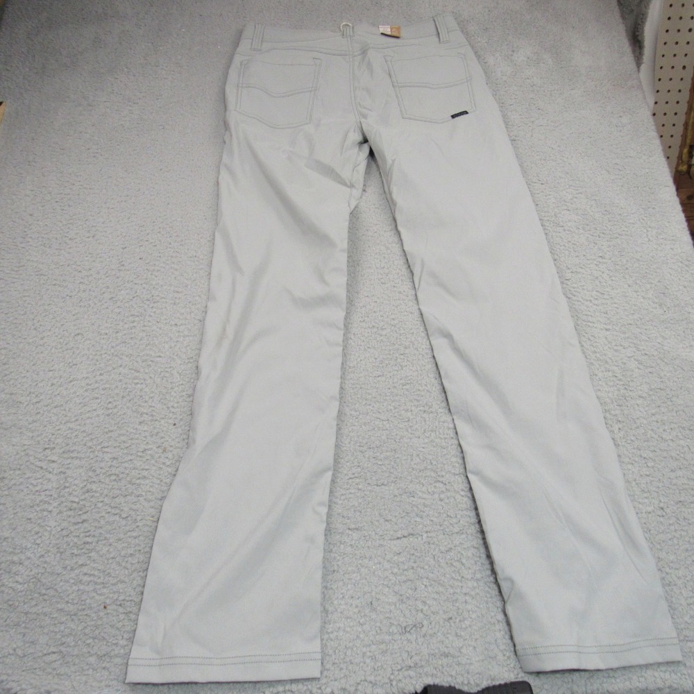 Prana Mens Stretch Zion Slim Fit Pants Gray Water Repellent UPF 50 32x34 NEW - Picture 7 of 10